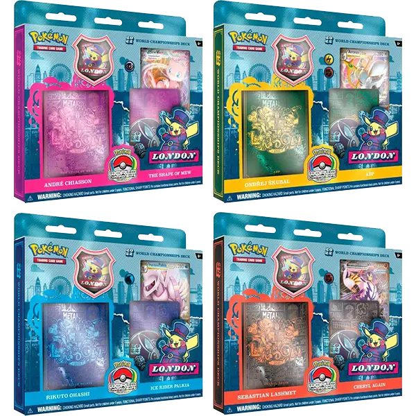 2022 Pokemon World Championships Decks (Set of 4) - Collect Roll