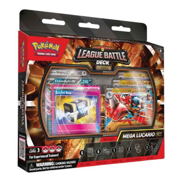 Pokémon TCG: Mega Lucario-EX League Battle Deck - Trading Card Game Strategy Set