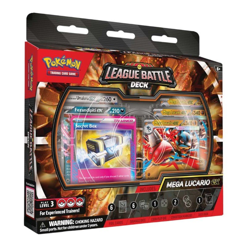 Pokémon TCG: Mega Lucario-EX League Battle Deck - Trading Card Game Strategy Set