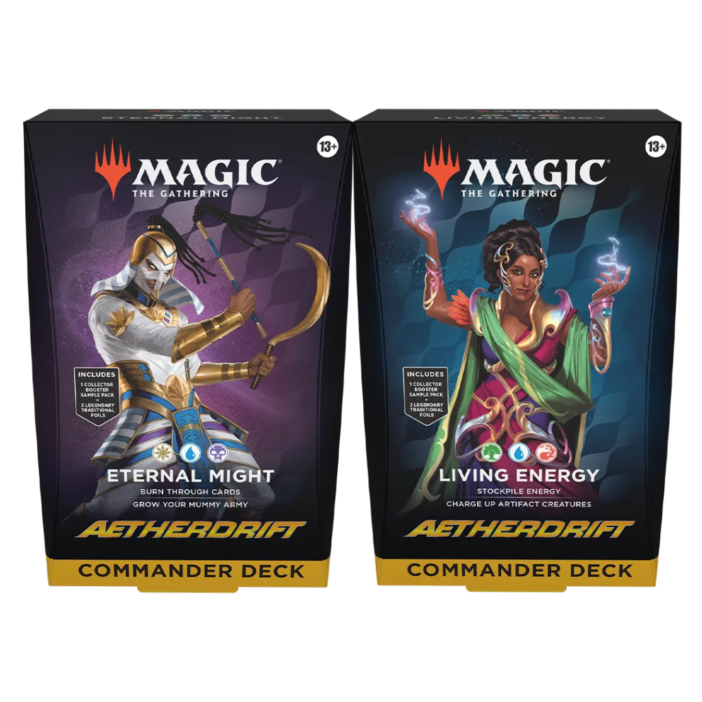 Magic: The Gathering Aetherdrift Commander Deck Bundle [Set of 2] - Collect Roll