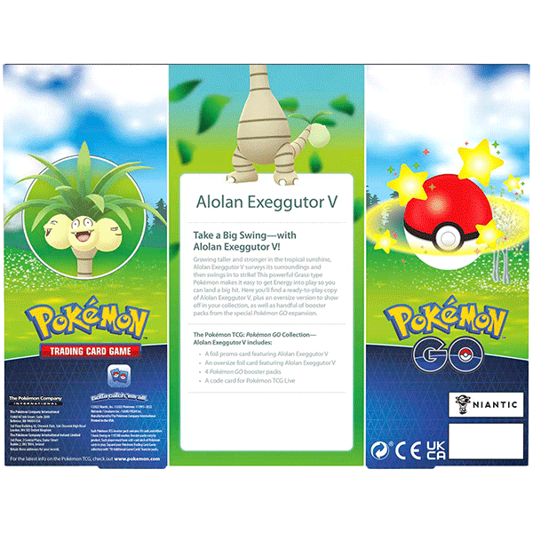 Pokemon GO - Collection Box (Alolan Exeggutor V) - Collect Roll