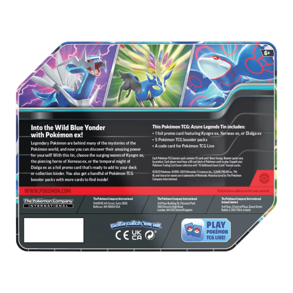 Azure Legends Tins [Set of 3] - Collect Roll
