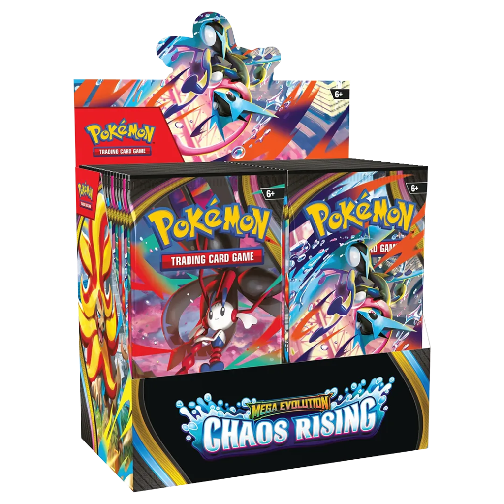 [PREORDER] Mega Evolution: Chaos Rising - Booster Box Display - Collect Roll