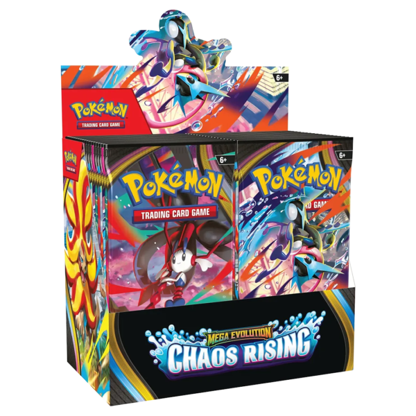 Mega Evolution: Chaos Rising Trading Card Game Booster Box Display (Preorder)