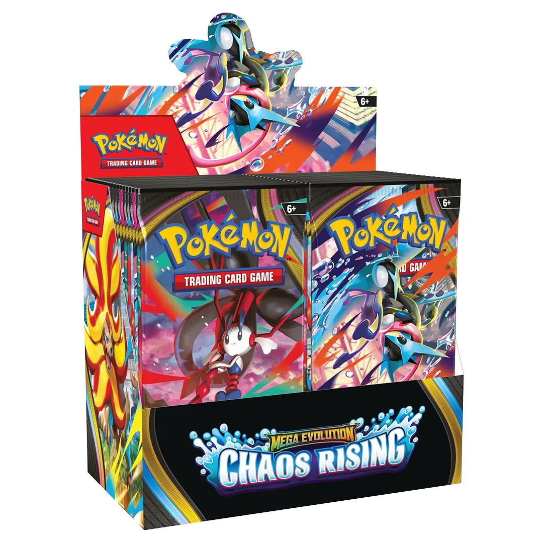 [PREORDER] Mega Evolution: Chaos Rising - Booster Box Display - Collect Roll