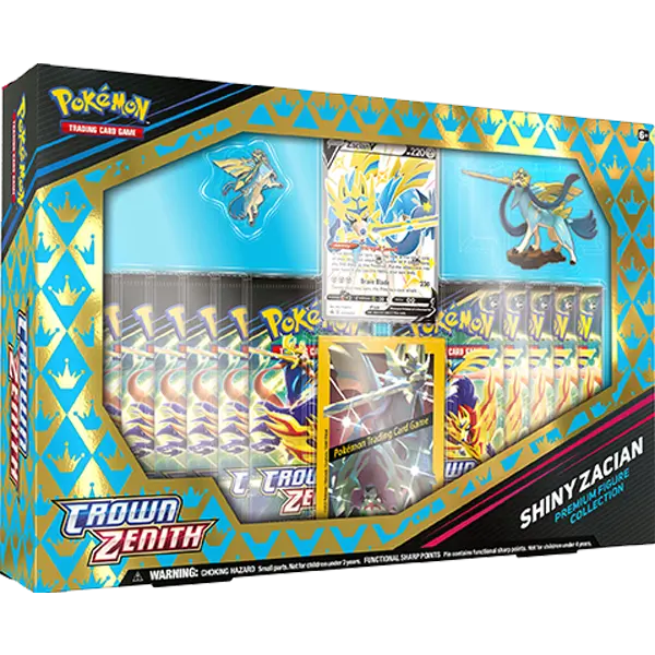 Crown Zenith - Premium Figure Collection Shiny Zacian & Shiny Zamazenta (Set of 2) - Collect Roll