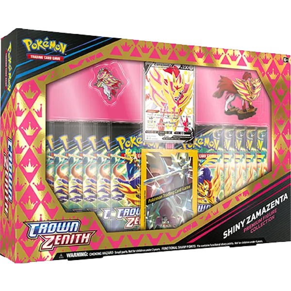 Crown Zenith - Premium Figure Collection Shiny Zacian & Shiny Zamazenta (Set of 2) - Collect Roll