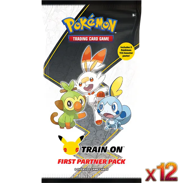First Partner Pack: Galar Display (12 Packs) - Collect Roll