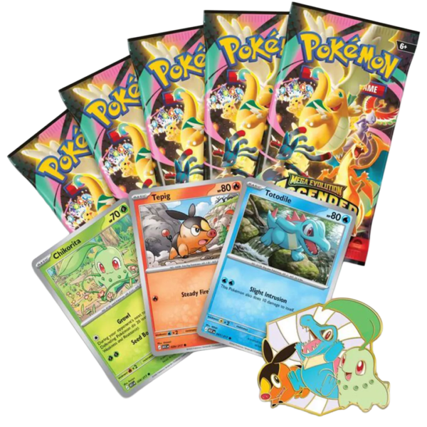 Pokémon - Mega Evolution: Ascended Heroes - First Partners Deluxe Pin Collection - Collect Roll