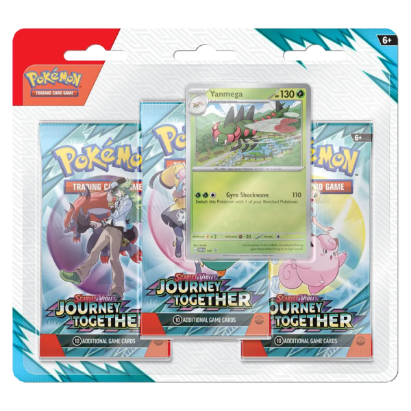 Scarlet & Violet: Journey Together - 3 Booster Blister [Yanmega] - Collect Roll
