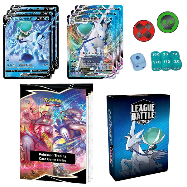 League Battle Deck (Ice Rider Calyrex VMAX) - Collect Roll