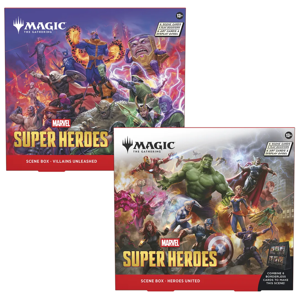 Magic: The Gathering - Marvel Super Heroes Scene Boxes (Set of 2) - Preorder