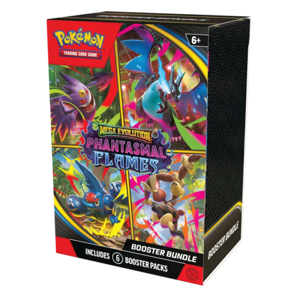 Mega Evolution: Phantasmal Flames Booster Bundle - Collect Roll