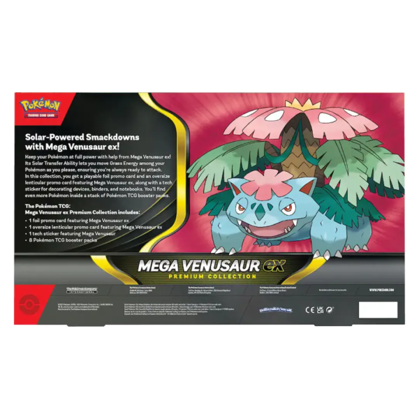 Pokemon: Mega Venusaur EX Premium Collection - Collect Roll