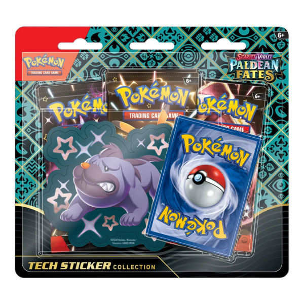 Scarlet & Violet: Paldean Fates - Tech Sticker Collection [Set of 3] - Collect Roll