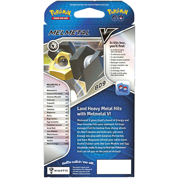 Pokemon GO - Battle Deck (Melmetal V) - Collect Roll