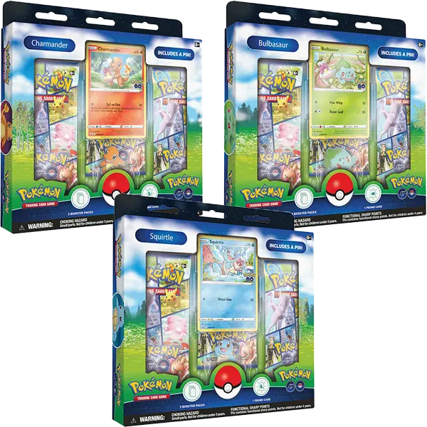 Pokemon GO - Pin Collection (Set of 3) - Collect Roll