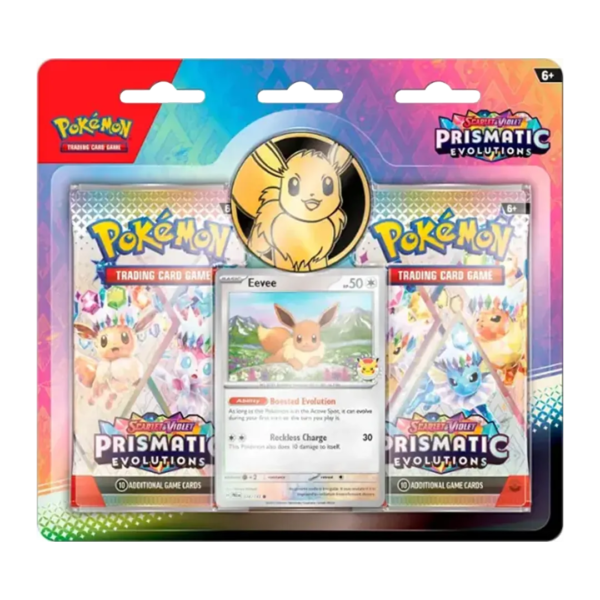 Scarlet & Violet: Prismatic Evolutions - 2 Booster Blister - Collect Roll