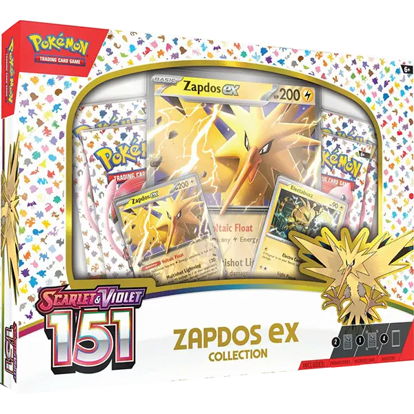 Scarlet and Violet 151 - Zapdos ex Collection - Collect Roll