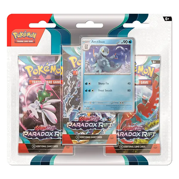 Scarlet & Violet: Paradox Rift - 3 Pack Blister [Arctibax] - Collect Roll