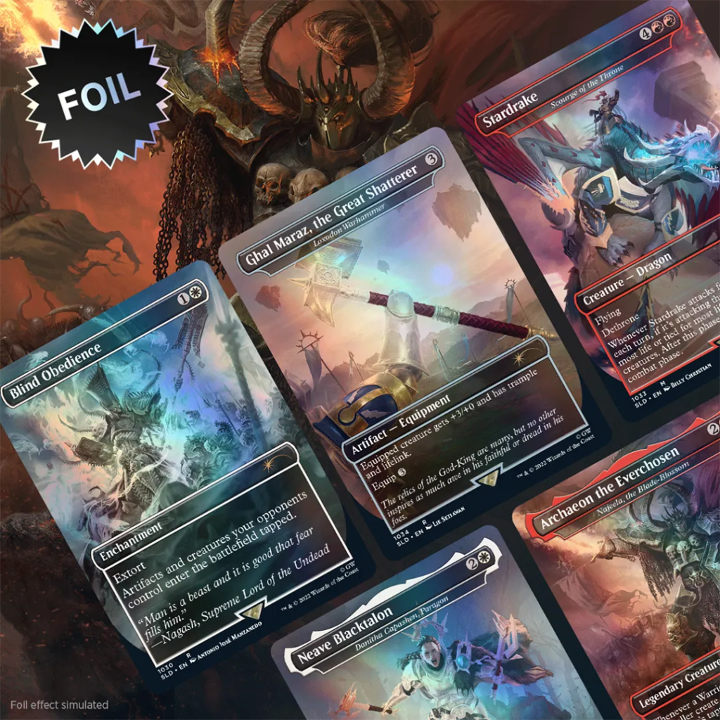 Secret Lair Drop - Secret Lair x Warhammer Age of Sigmar [Traditional Foil Edition] - Collect Roll