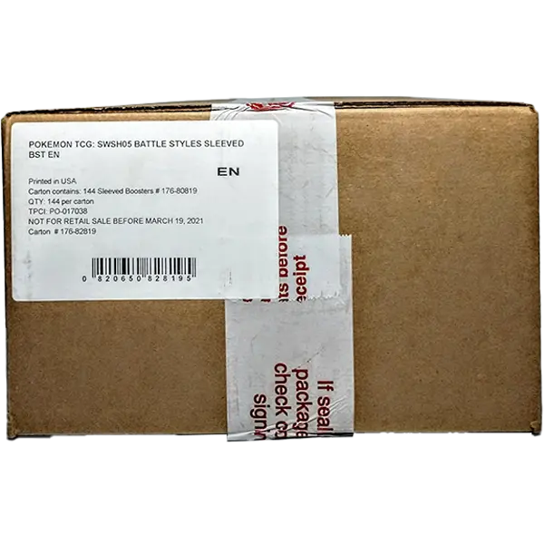 Sword & Shield: Battle Styles - Sleeved Booster Case (144 Boosters) - Collect Roll