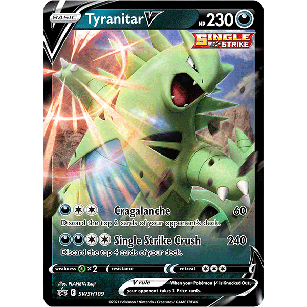 V Strikers Tin (Tyranitar V) - Collect Roll