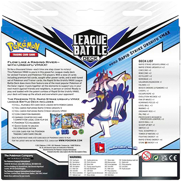 Rapid Strike Urshifu VMAX League Battle Deck - Collect Roll