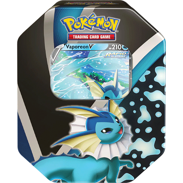 Eevee Evolutions Tin (Vaporeon V) - Collect Roll