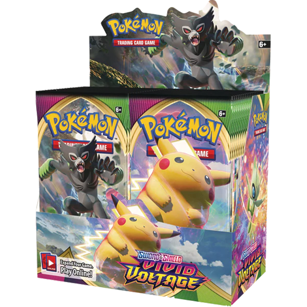 Sword & Shield: Vivid Voltage - Booster Box Display - Collect Roll